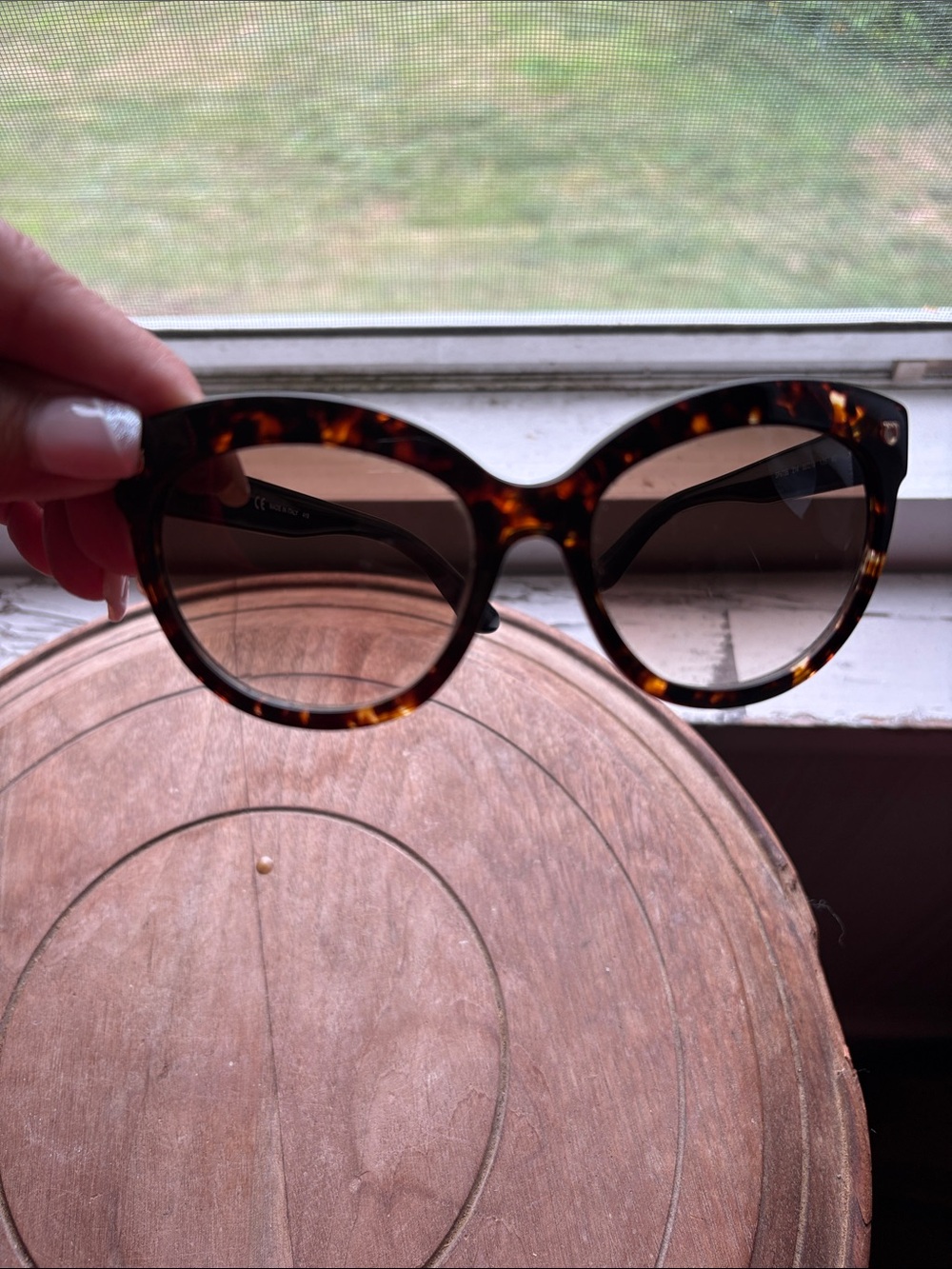 Salvatore Ferragamo Tortoiseshell and Black Sunglasses with Brown Lenses